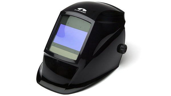 Pyramex Safety WHAD6030GB Autodarkening Welding Helmet - Digital 100x60mm Glossy Black